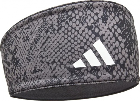 Повязка на голову Adidas REVERSIBLE HEADBAND черно-серая ADAC-16300BK