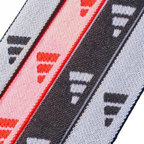Резинки для волос Adidas HAIR TIES черные, белая, оранжевая (4 штуки) ADAC-16210