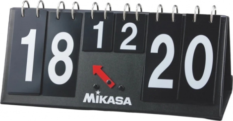 Табло для зміни рахунку перекидне Mikasa чорне AC-HC100