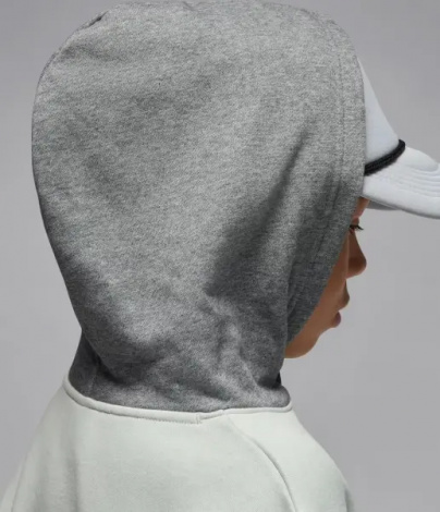 Худі підліткове Nike JORDAN BROOKLYN FLEECE сіро-світло-сіре 95F116-F40