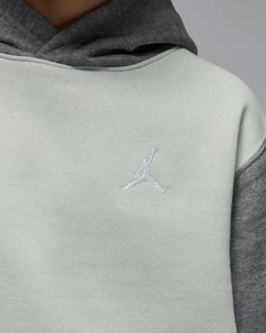 Худі підліткове Nike JORDAN BROOKLYN FLEECE сіро-світло-сіре 95F116-F40