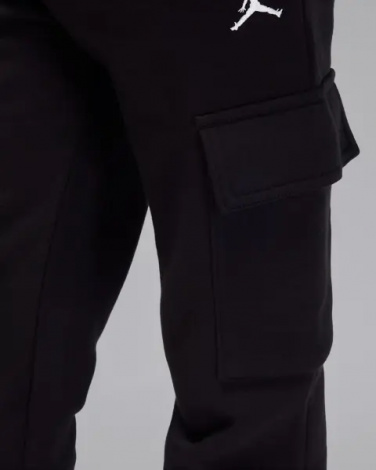 Спортивные штаны подростковые Nike JORDAN MY BROOKLYN ESSENTIALS FLEECE CARGO черные 95F105-023