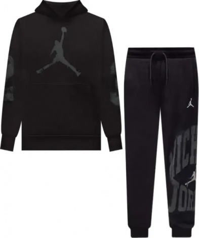 Спортивный костюм подростковый Nike JORDAN MVP JUMPMAN FLEECE черный 95F097-023__95F096-023