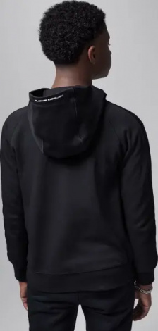 Толстовка подростковая Nike DRI-FIT SPORT STATEMENT HOOP FLEECE черная 95D273-023