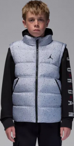 Куртка подростковая Nike JORDAN 2 FER серо-черная 95D191-GHJ