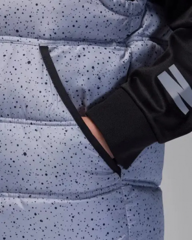 Куртка подростковая Nike JORDAN 2 FER серо-черная 95D191-GHJ