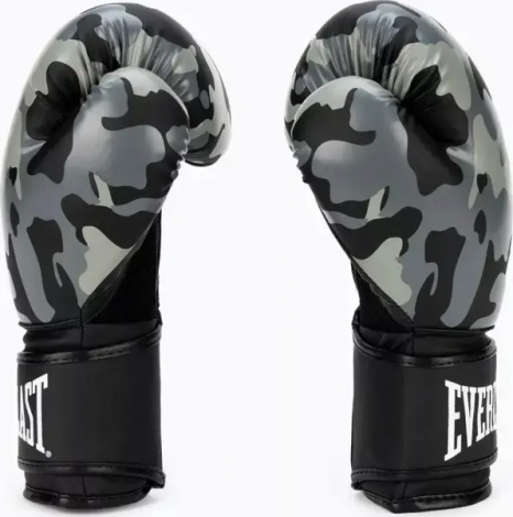 Перчатки боксерские Everlast SPARK TRAINING GLOVES серый камуфляж (10 унций) 919580-70-1210