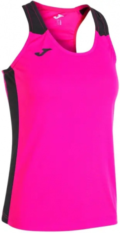Майка для бега женская Joma RECORD II розово-черная 901396.031