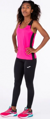 Майка для бега женская Joma RECORD II розово-черная 901396.031