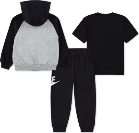 Спортивный костюм детский Nike SPORTSWEAR черно-серый 86N341-023