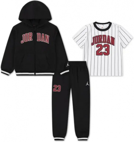 Спортивный костюм детский Nike JORDAN черно-красно-белый 85F275-023