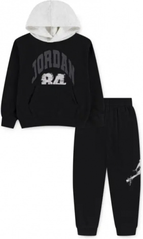 Спортивный костюм детский Nike JORDAN черно-светло-серый 85F103-023