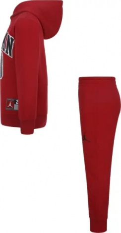 Спортивный костюм детский Nike JORDAN JERSEY TRACKSUIT красно-черный 85C651-R78