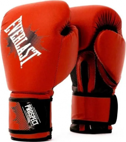Перчатки боксерские детские Everlast PROSPECT GLOVES красно-черные (8 унций) 820260-70-4