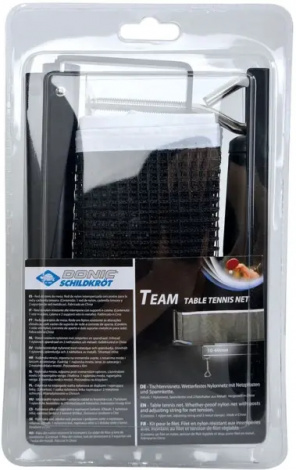 Сетка для настольного тенниса Donic TEAM черная 808311