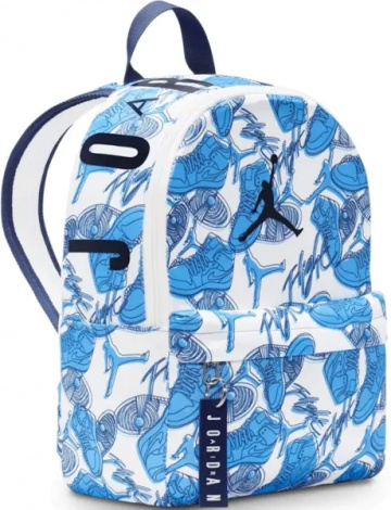 Рюкзак детский Nike AIR JORDAN MINI голубо-белый 7A0654-J45