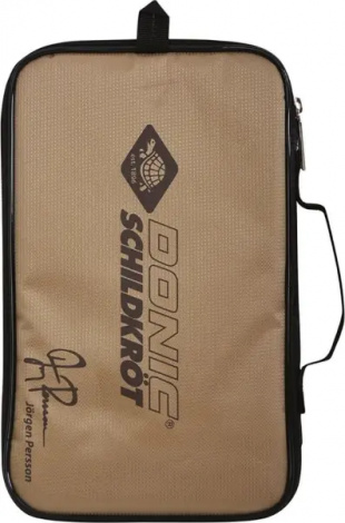 Набір для настільного тенісу Donic PERSSON 500 (2 ракетки, 3 м'ячі та сумочка) світло-коричнево-білий 788490