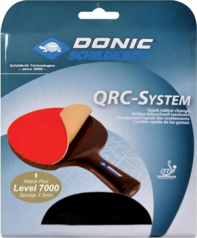 Набор накладок для ракеток Donic QRC LEVEL 7000 LIGA черно-красный 752579