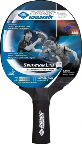 Ракетка для настольного тенниса Donic SENSATION 700 черная 734403