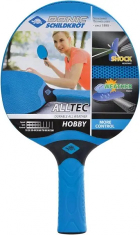 Ракетка для настольного тенниса Donic ALLTEC HOBBY сине-черная 733014