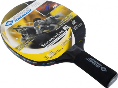 Ракетка для настольного тенниса Donic SENSATION 500 черная 714402