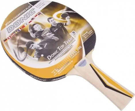 Ракетка для настільного тенісу Donic TOP TEAMS 200 світло-коричнева 705021