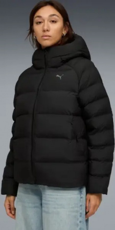 Куртка женская Puma MONO HOODED JACKET черная 68838501