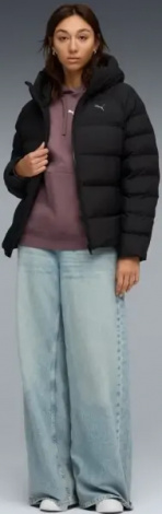 Куртка женская Puma MONO HOODED JACKET черная 68838501