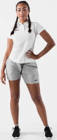 Поло женское Jako BASE белое 6365-00