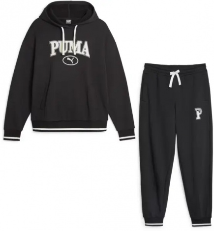 Спортивный костюм женский Puma SQUAD черный 621489-01__621491-01