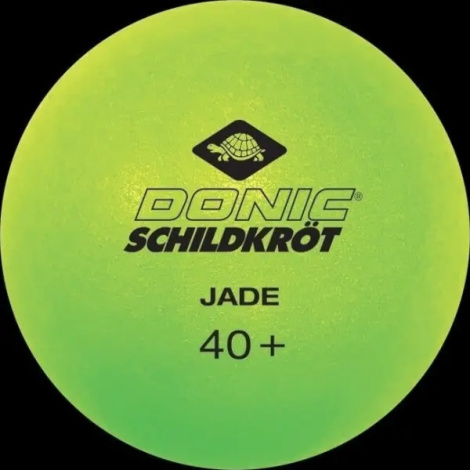 Набор мячей для настольного тенниса Donic GLOW IN THE DARK POLY 40+ зеленый (6 штук) 608507
