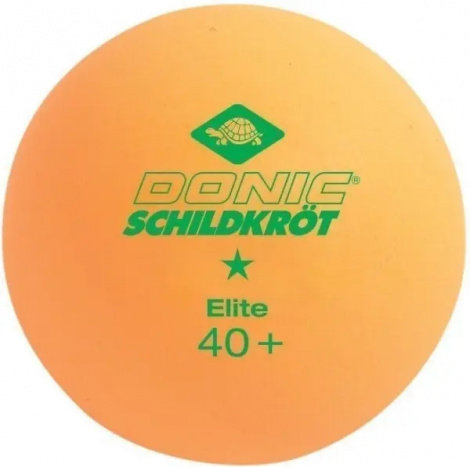 Набір м'ячів для настільного тенісу Donic ELITE 1* 40+ помаранчевий (3 штуки) 608318-40+