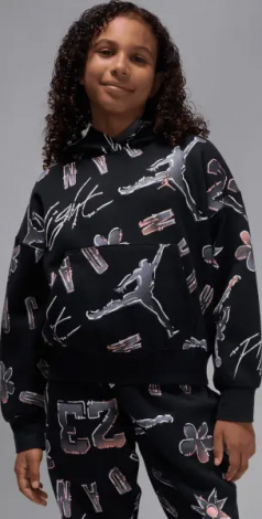 Спортивный костюм подростковый Nike JORDAN 23 THROWBACK черно-серый 45F264-023__45F265-023