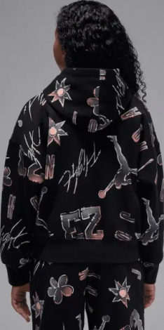 Спортивный костюм подростковый Nike JORDAN 23 THROWBACK черно-серый 45F264-023__45F265-023