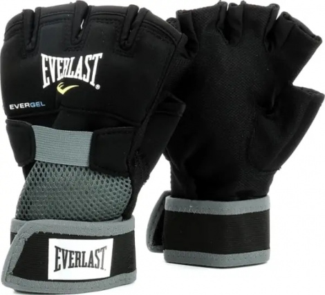 Перчатки-бинты Everlast EVERGEL HAND WRAPS черные XL 4355BXL