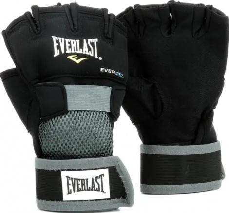 Перчатки-бинты Everlast EVERGEL HAND WRAPS черные XL 4355BXL