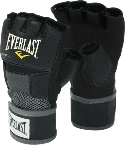 Перчатки-бинты Everlast EVERGEL HAND WRAPS черные M 4355BM