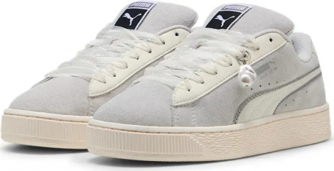 Кроссовки женские Puma SUEDE XL GLAM серые 40125001