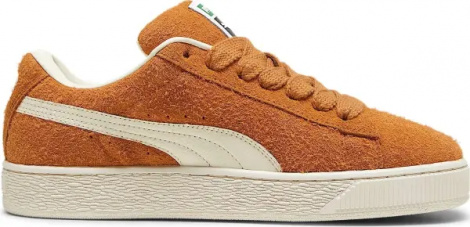 Кроссовки Puma SUEDE XL HAIRY коричнево-белые 39724104