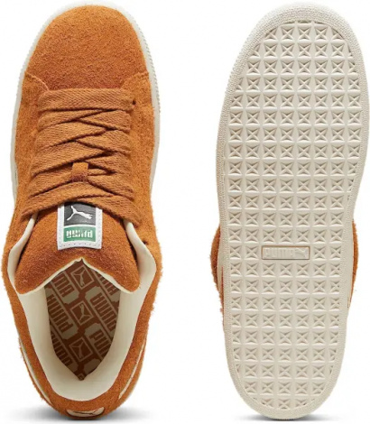 Кроссовки Puma SUEDE XL HAIRY коричнево-белые 39724104