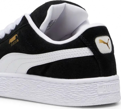 Кроссовки детские Puma SUEDE XL черно-белые 39657702