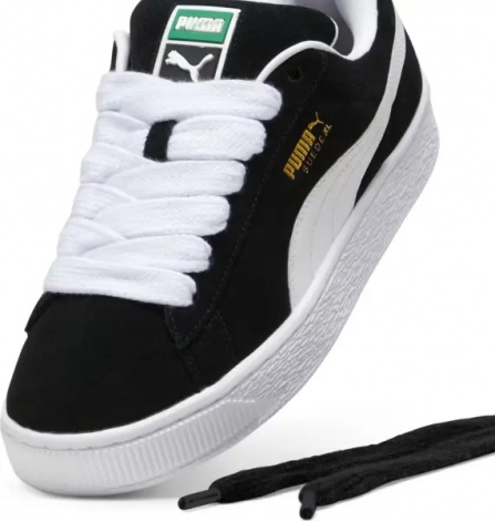 Кеди Puma SUEDE XL чорно-білі 39520502