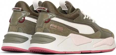 Кроссовки женские Puma RS-Z REINVENT оливково-бело-коралловые 383219-17