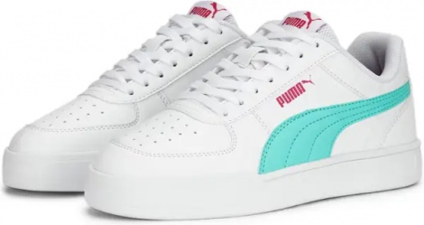 Кроссовки детские Puma CAVEN бело-бирюзово-розовые 382056-13