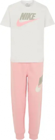 Спортивный костюм детский Nike SPORTSWEAR розово-серо-белый 36N341-A0W