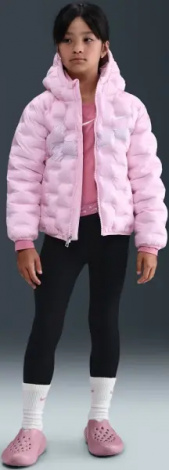 Куртка дитяча Nike SEAMLESS QUILTED PUFFER світло-рожева 36N108-A9Y