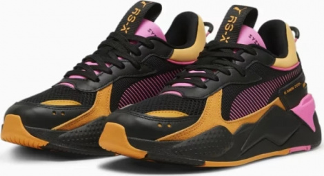 Кроссовки Puma RS-X REINVENTION черно-оранжево-розовые 36957921