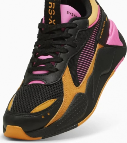 Кроссовки Puma RS-X REINVENTION черно-оранжево-розовые 36957921