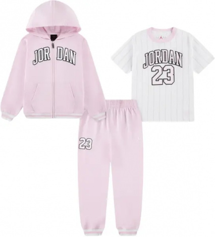 Спортивный костюм детский Nike JORDAN светло-розово-белый 35F275-A9Y