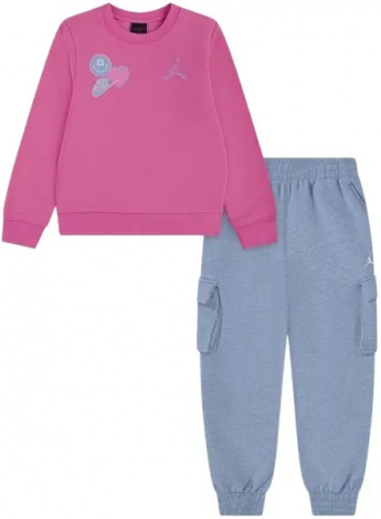 Спортивний костюм дитячий Nike BLUE JEANS AND BLING рожево-блакитний 35F206-BG6